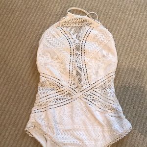 Becca crochet one-piece Swimsuit